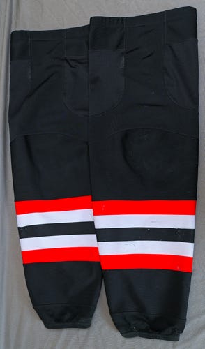 Black Senior XL CCM Edge Socks Pro Stock (Used)