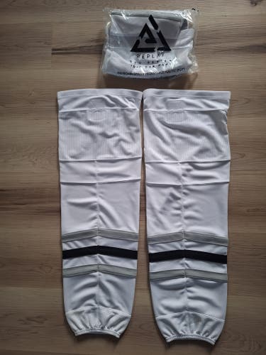 White Senior Large Socks Pro Stock (New)