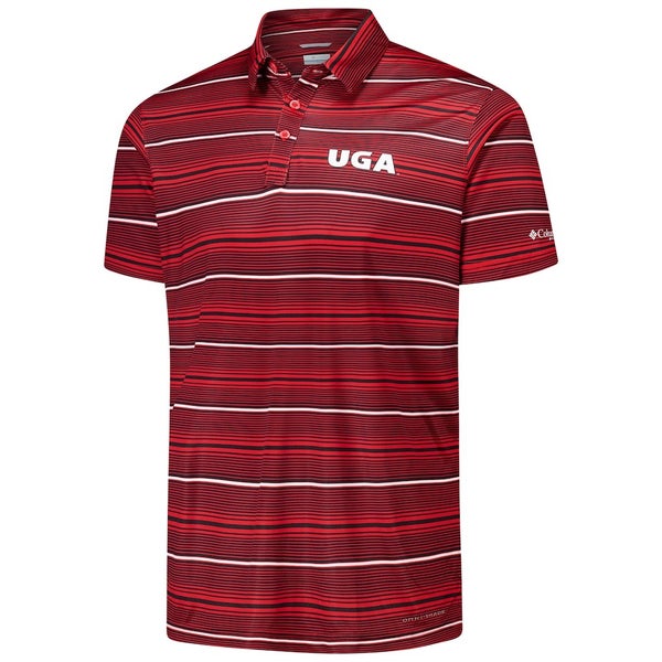 NWT men's XXL Columbia Georgia Bulldogs Polo Golf Shirt NCAA Super Terminal Tackle PFG Red