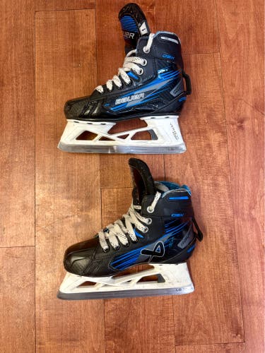 2024 Bauer GSX Hockey Goalie Skates Regular Width Size 1 (Used)