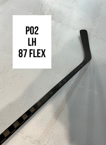 Senior(1x)Left P02 87 Flex ProBlackStock™ Unbranded Blackouts Pro Stock Nexus Hockey Sticks