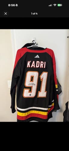 Calgary Flames Nazem Kadri autographed jersey