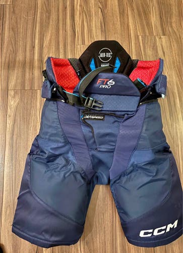 Men's Senior Medium CCM JetSpeed FT6 Pro Hockey Pants With Free Shipping