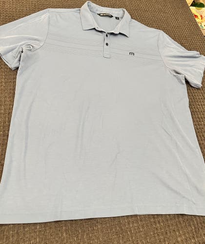 Blue XXL Men's Travis Matthew Shirt