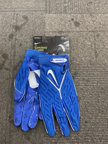 Used Nike DUKE SUPERBAD GLOVES FB Gloves Royal Blue 3X 11614-S000233524