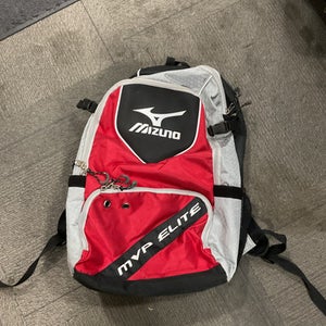 Used Mizuno MVP ELITE BB/SB BAG BB/SB Player Carry Bag Red 11614-S000233504