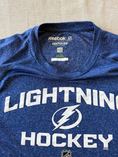Tampa Bay Lightning NHL Speedwick Locker Room T-Shirt Reebok (Used)