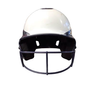 Used RIP-IT BATTING HELMET W/ MASK Batting Helmet w/Mask Navy And White XL 11760-S000089969