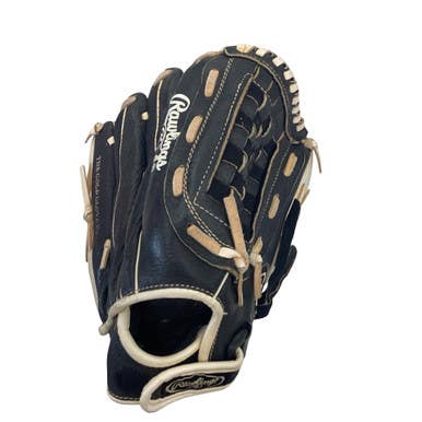 Used Rawlings HIGHLIGHT BB/SB Glove RH Throw Black And White 12 1/2" 11760-S000089941