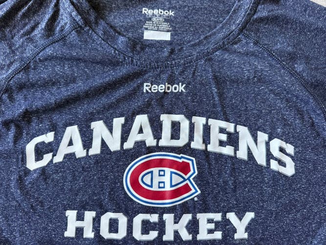 Montreal Canadiens NHL Speedwick Locker Room T-Shirt Reebok (Used)