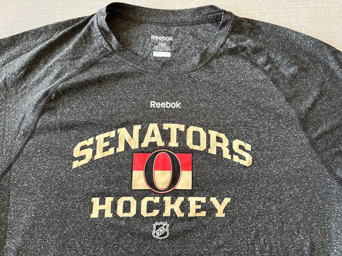 Ottawa Senators NHL Speedwick Locker Room T-Shirt Reebok (Used)