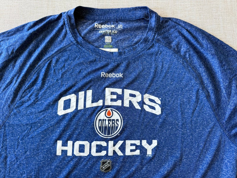 Edmonton Oilers NHL Speedwick Locker Room T-Shirt Reebok (Used)