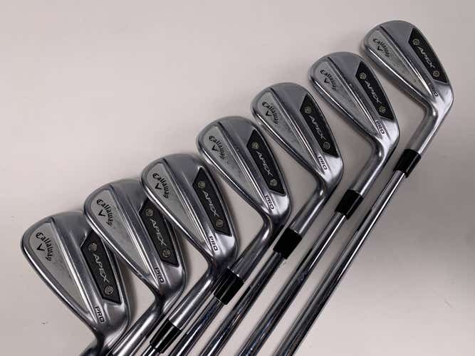 Callaway Apex Pro 24 Iron Set 4-PW Dynamic Gold S300 105g Stiff RH -1/2''