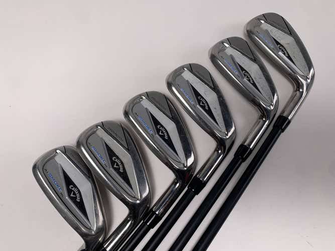 Callaway Paradym Ai Smoke HL Iron Set 6-PW+SW Cypher Fifty 5.0 50g Senior RH