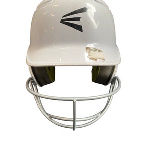 Used Easton CYCLONE HELMET Batting Helmet w/Mask White MD 11883-S000158962