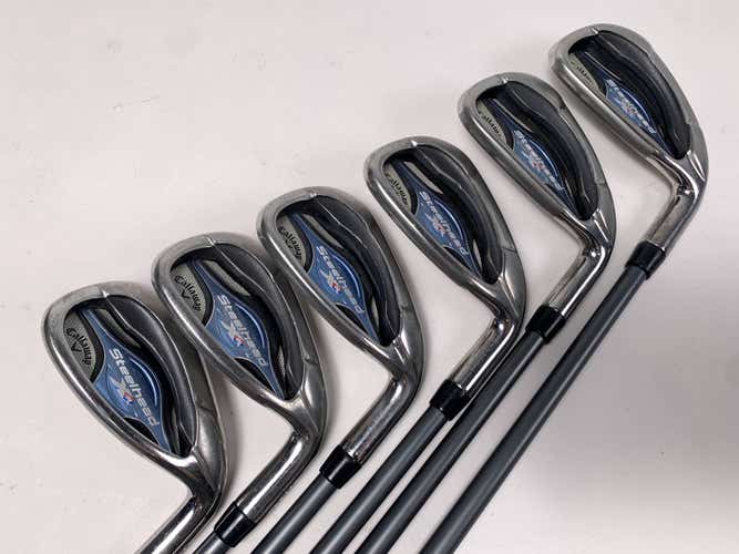 Callaway Steelhead XR Iron Set 6-PW+GW Matrix Ozik Program F15 50g Ladies RH