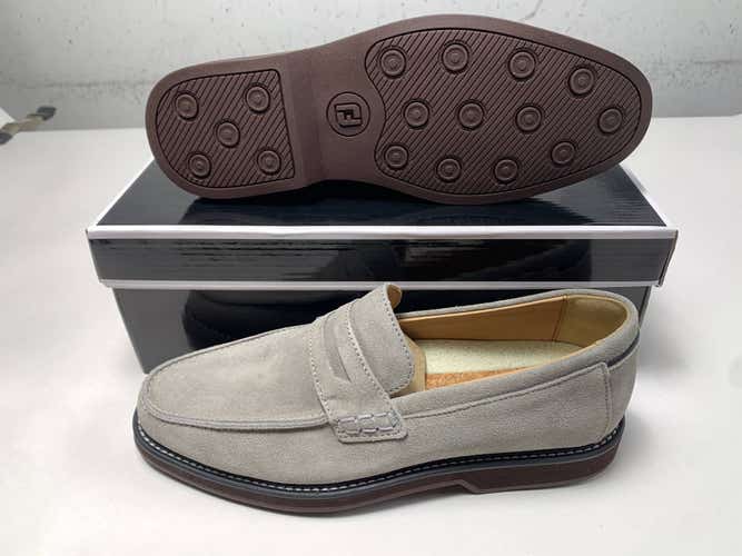 FootJoy Loafer Shoes Grey Men's SZ 9.5 ( 79077 ) NEW