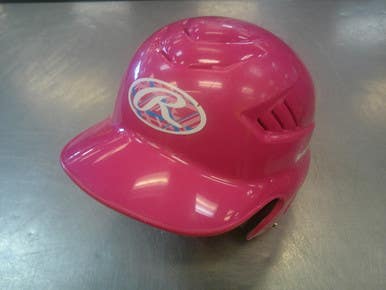 Used Rawlings COOLFLO Batting Helmet No Mask Pink SM 11339-S000200442