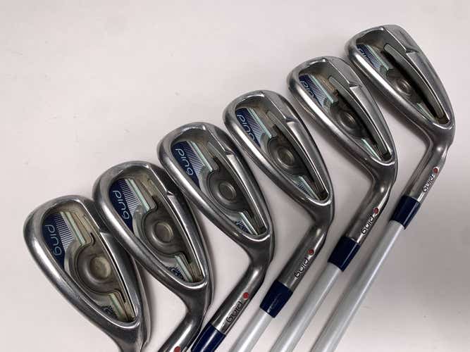 Ping G LE Iron Set 7-PW+GW+SW Red Dot 1* Flat ULT230 Ladies RH