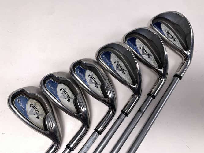 Callaway Big Bertha 2008 Iron Set 5-PW 50g Ladies Graphite Womens RH