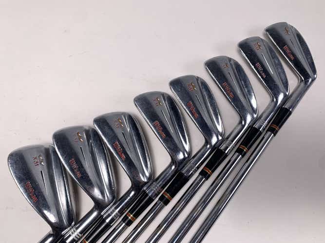 Wilson Staff Blade X 31 Iron Set 2-9 Stiff Steel Mens RH