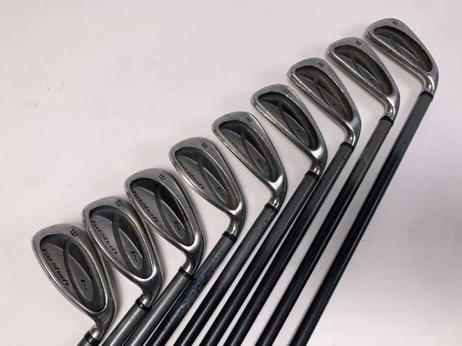 Wilson Fatshaft Iron Set 3-PW+SW FatShaft Regular Graphite Mens RH +2.5''
