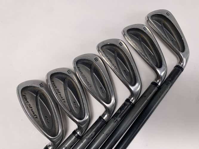 Wilson Fatshaft Iron Set 5-PW+SW Senior Graphite Mens RH No 9 iron