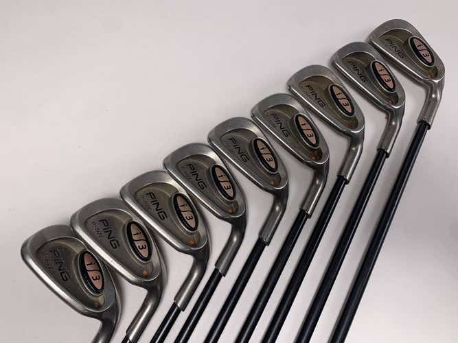 Ping i3 Oversize Iron Set 3-PW+SW Orange Dot 2* Flat 350 Series Ladies RH
