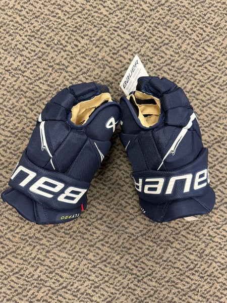 Bauer Navy Vapor Flypro Gloves 13" (New)