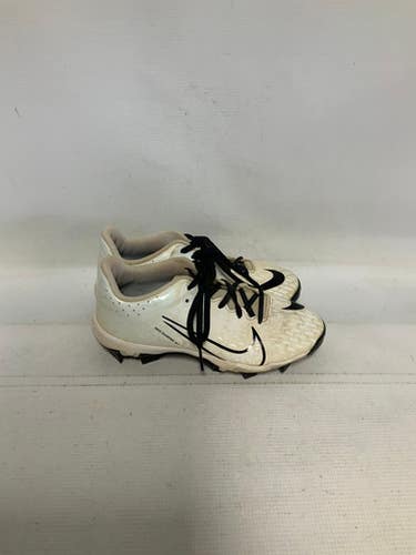 Used Nike DIAMOND SOFTBALL BB/SB Cleats White Junior 04 11823-S000037967