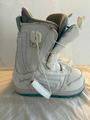 Women's Size M 5.0 (W 6.0) Burton Emerald Snowboard Boots All Mountain (Used)