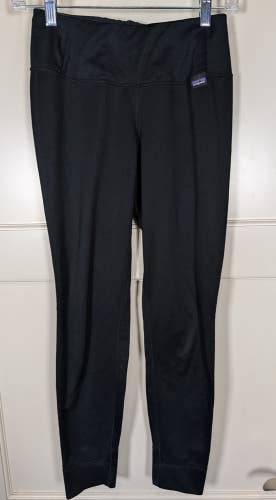 PATAGONIA Women's XS Midweight Capilene Base Layer Bottoms Black