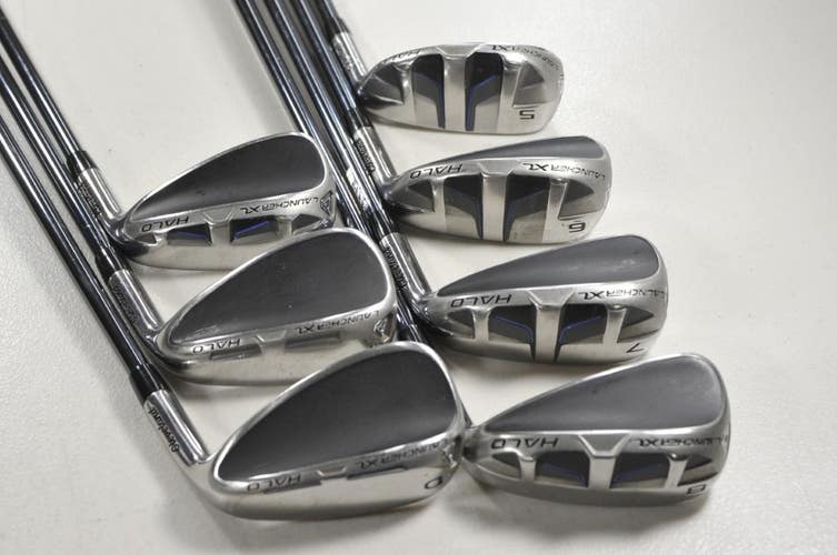 Cleveland Launcher XL Halo 5-PW,DW Iron Set Senior Flex Right Graphite # 212166