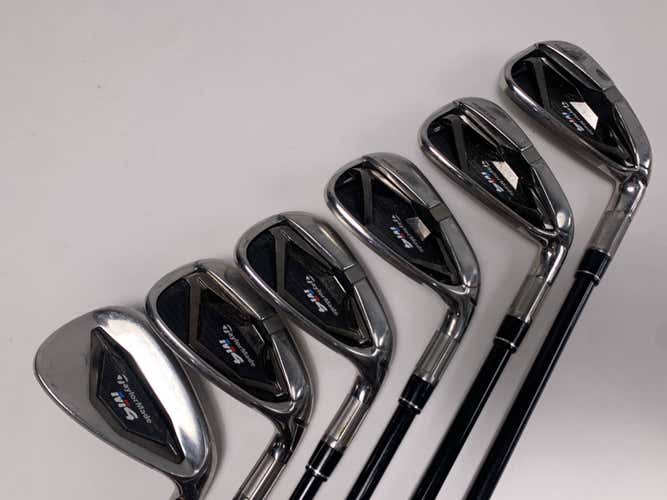 TaylorMade M4 Iron Set 6-PW+GW Fujikura Atmos Red 5A Senior Graphite Mens RH