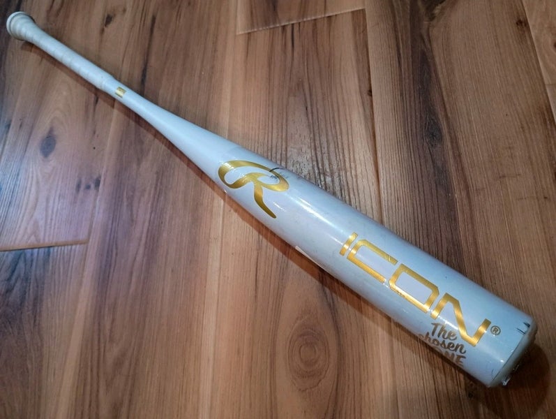 Used Rawlings ICON The Chosen One 32/29 (-3) 2 5/8" BBCOR 1-Piece Baseball Bat