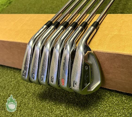 Used RH Callaway X-Forged CB Irons 5-PW Tour 120g Stiff Steel Golf Set