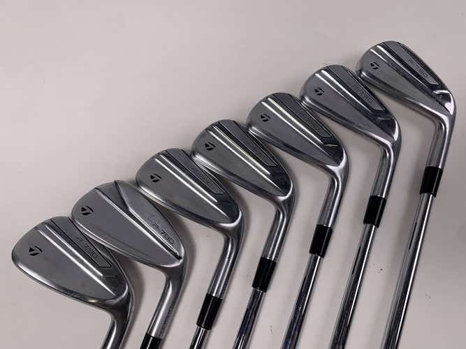 TaylorMade P790 2019 Iron Set 4-PW TT Dynamic Gold S300 105g Stiff Steel Mens RH