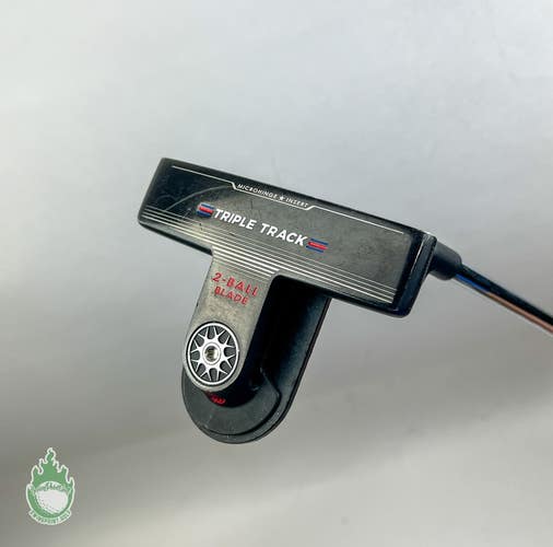 Used Right Handed Odyssey Triple Track 2-Ball Blade 35" Putter Stoke Lab Golf
