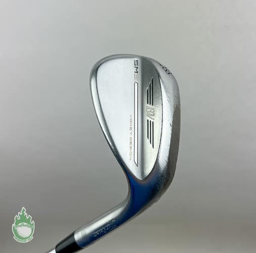 Used Titleist Vokey SM9 M Grind Chrome Wedge 58*-08 Stiff Flex Steel Golf Club
