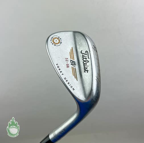 RH Titleist Vokey Design Spin Milled Wedge 52*-08 X Stiff Flex Steel Golf Club