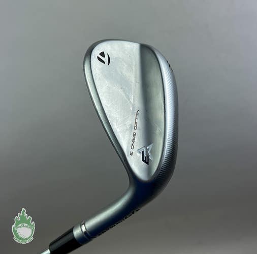 Right Handed TaylorMade Milled Grind 3 SB 56*-12 Stiff Flex Steel Golf Club