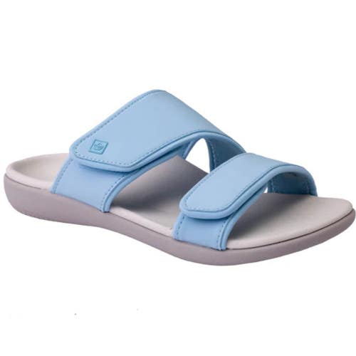 Spenco Kholo Nuevo Sandals Womens US 8.5 Blue Arch Support Slip-On Slide JZZ1184