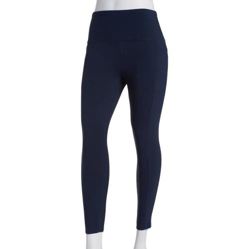 RBX Leggings Womens Large Navy Blue Stretch Pocket Skinny Leg Activewear DSGL518