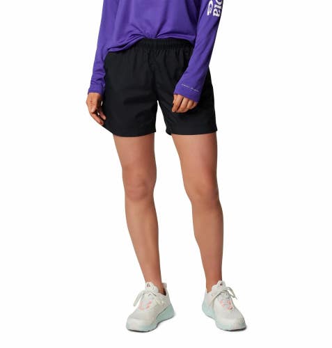 Columbia PFG Backcast Water Shorts Women XL Black Quick-Dry Fishing Wear DSGL500