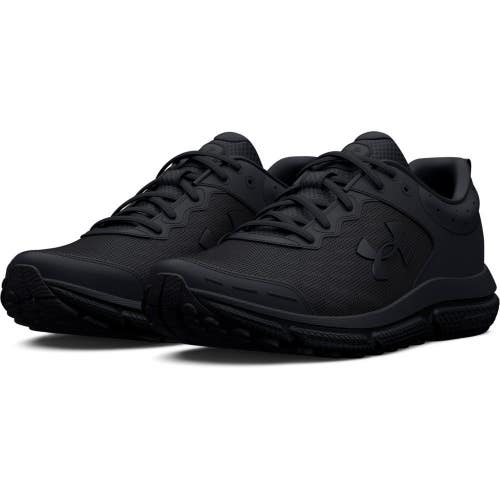 Under Armour Charged Assert 10 Sneakers Men's US 10D Black Running Shoes JZZ1222