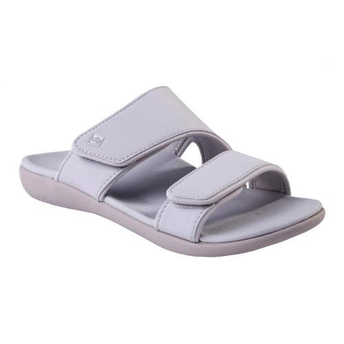 Spenco Kholo Nuevo SP1064 Sandals Women US 7 Gray Adjustable Strap Slide JZZ1116