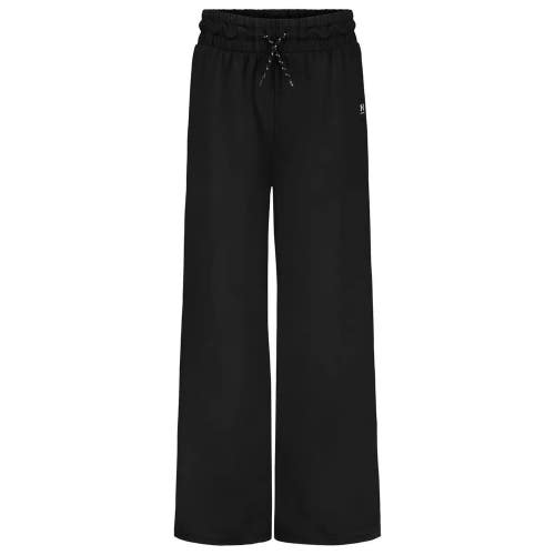 Under Armor Sweatpants Girls S Black Fleece Drawstring Waist Wide Leg DSGL461