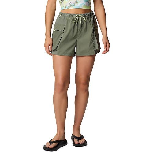 Columbia PFG Open Water Cargo Shorts Women's XL Cypress Fishing Wear DSGL498