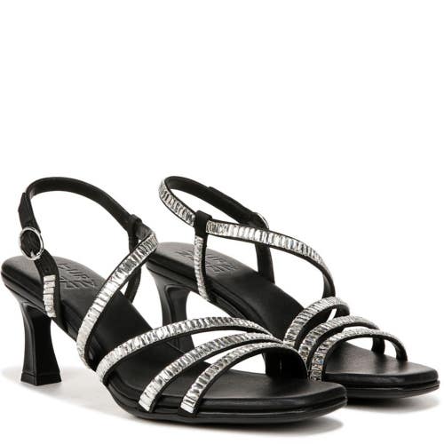 Naturalizer Galaxy 2 I9059F2001 Sandals Women's US 11 Black Flared Heel JZZ1234