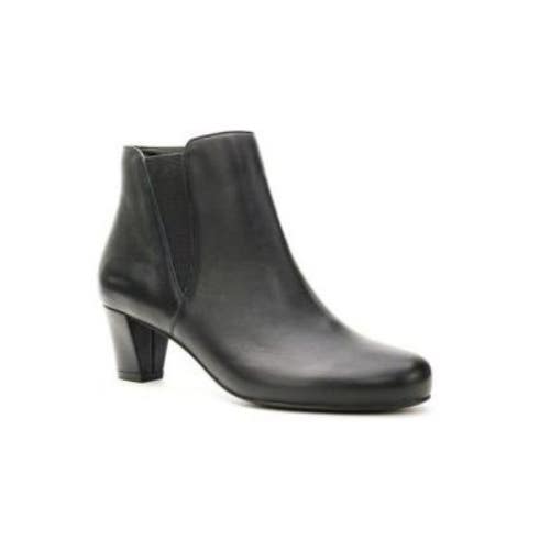 David Tate Marconi Boots Women's US 7.5(AA) Black Leather Ankle Bootie JZZ1213